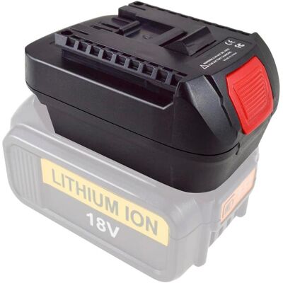 LKD, Werkzeugakku + Ladegerät, Akku-Adapter - DeWalt/Milwaukee 18V/20V für Bosch 18V-Lithium-Elektrowerkzeuge (ProCORE) (18 V) LKD, Werkzeugakku + Ladegerät, Akku-Adapter - DeWalt/Milwaukee 18V/20V für Bosch 18V-Lithium-Elektrowerkzeuge (ProCORE) (18 V)