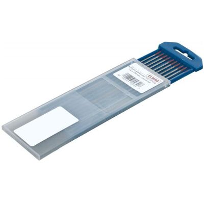 Elmag, Schweissgerät Zubehör, - Wolfram-Elektrode Type E-WT 20, rot 3,2 x 175 mm - Universal, W 98% + 2 % ThO210 Stk. Packun Elmag, Schweissgerät Zubehör, - Wolfram-Elektrode Type E-WT 20, rot 3,2 x 175 mm - Universal, W 98% + 2 % ThO210 Stk. Packun