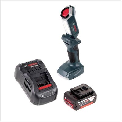 Bosch Professional, Arbeitsleuchte, GLI 18V-300 Akku LED Lampe 18V 300lm + 1x 5,0 Ah Akku + Ladegerät (300 lm) Bosch Professional, Arbeitsleuchte, GLI 18V-300 Akku LED Lampe 18V 300lm + 1x 5,0 Ah Akku + Ladegerät (300 lm)