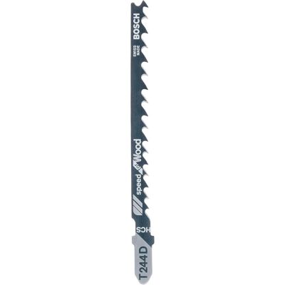 Bosch Zubehör, Sägeblatt, Stichsägeblatt HCS, T 244 D Speed for Wood Bosch Zubehör, Sägeblatt, Stichsägeblatt HCS, T 244 D Speed for Wood