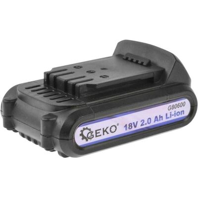 GEKO G80600S Akku + Ladegerät - 18V, 2,0 Ah, Li-Ion GEKO G80600S Akku + Ladegerät - 18V, 2,0 Ah, Li-Ion