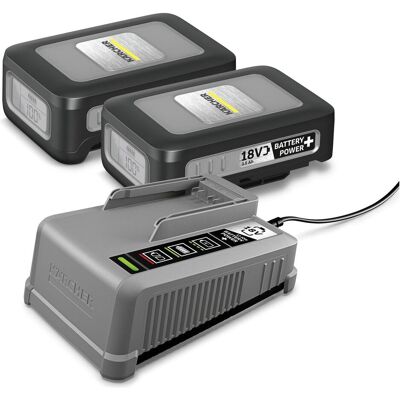 Kärcher Professional, Werkzeugakku + Ladegerät, Starter Kit (18 V) Kärcher Professional, Werkzeugakku + Ladegerät, Starter Kit (18 V)