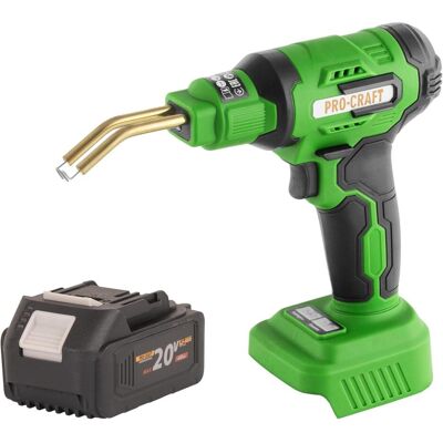 Procraft, Schweissgerät, CS40-bb Akku Kunststoffschweissgerät 20 V 600 °C 0,7 - 1,1 A + 1x Akku 4,0 Ah + Koffer - Procraft, Schweissgerät, CS40-bb Akku Kunststoffschweissgerät 20 V 600 °C 0,7 - 1,1 A + 1x Akku 4,0 Ah + Koffer -
