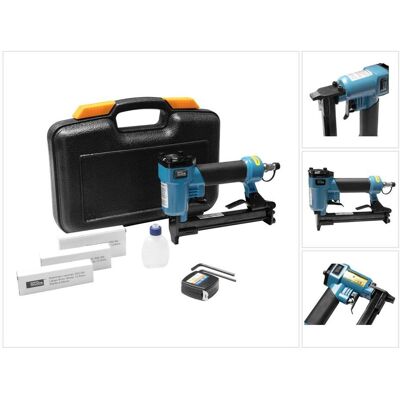Güde, Tacker + Nagelpistole, KN 14 Druckluft Klammergerät IG 1/4" ( 40088 ) + 1800x Klammern + Öl + Schutzbrille + Koffer (Tacker) Güde, Tacker + Nagelpistole, KN 14 Druckluft Klammergerät IG 1/4" ( 40088 ) + 1800x Klammern + Öl + Schutzbrille + Koffer (Tacker)