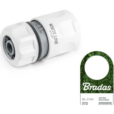 Bradas, Schlauchanschluss + Schlauchverbinder, WHITE LINE 12-Anschluss (Kupplung, 12.70 mm) Bradas, Schlauchanschluss + Schlauchverbinder, WHITE LINE 12-Anschluss (Kupplung, 12.70 mm)