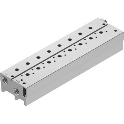 Festo, Rohrverbindungstechnik, Blocco di collegamento 576470 VABM-B10-20S-G14-7-P3 Festo, Rohrverbindungstechnik, Blocco di collegamento 576470 VABM-B10-20S-G14-7-P3