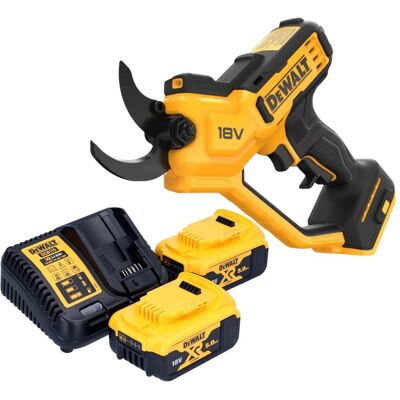 DeWalt, Gartenschere, DCMPP 568 P2 Akku Astschere 18 V 38 mm + 2x Akku 5,0 Ah + Ladegerät DeWalt, Gartenschere, DCMPP 568 P2 Akku Astschere 18 V 38 mm + 2x Akku 5,0 Ah + Ladegerät