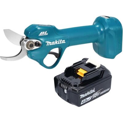 Makita, Gartenschere, DUP 181 M1 Akku Astschere 18 V 30 mm Brushless + 1x Akku 4,0 Ah - ohne Ladegerät Makita, Gartenschere, DUP 181 M1 Akku Astschere 18 V 30 mm Brushless + 1x Akku 4,0 Ah - ohne Ladegerät