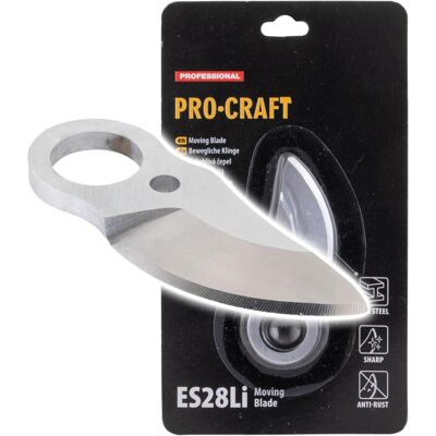 Procraft, Gartenschere, ES28Li Moving Blade Ersatz Oberklinge für Akku Astschere ES28Li Procraft, Gartenschere, ES28Li Moving Blade Ersatz Oberklinge für Akku Astschere ES28Li