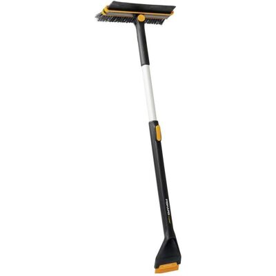 Fiskars Eiskratzer + Scheibenenteiser, Rotierende Bürste und Teles Fiskars Eiskratzer + Scheibenenteiser, Rotierende Bürste und Teles
