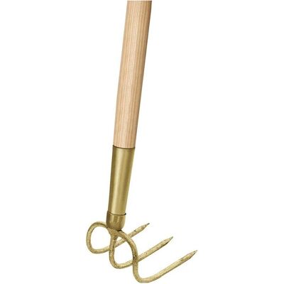Ideal Gartenhacke - 3 Zinken, 135cm, Gold - Gartenhacke Ideal Gartenhacke - 3 Zinken, 135cm, Gold - Gartenhacke