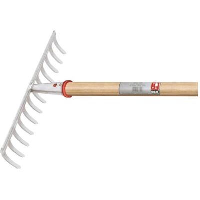 Ideal Gartenrechen - 16 Zinken - Arbeitsbreite 415 mm - Konische Dülle Ideal Gartenrechen - 16 Zinken - Arbeitsbreite 415 mm - Konische Dülle