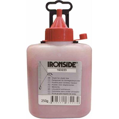 Ironside, Anreisswerkzeug, 163223 Farbpuder 250g rot für Schlagschnurgerät Ironside, Anreisswerkzeug, 163223 Farbpuder 250g rot für Schlagschnurgerät