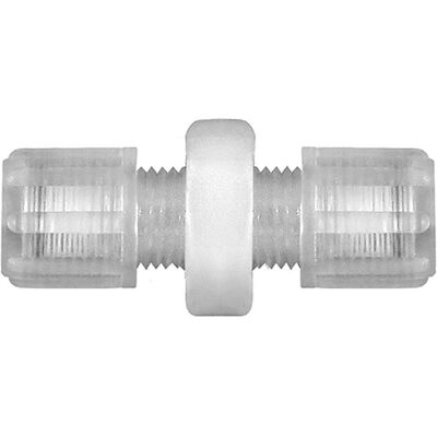 Riegler, Schlauchanschluss + Schlauchverbinder, Gerade Schlauchverbindung, für Schlauch 6/8 mm, SW 19, PFA Riegler, Schlauchanschluss + Schlauchverbinder, Gerade Schlauchverbindung, für Schlauch 6/8 mm, SW 19, PFA