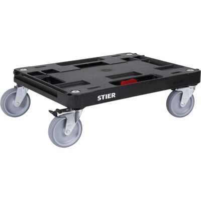 Stier, Transportwagen, Systainer-Rollbrett RB BLACK-Edition (100 kg) Stier, Transportwagen, Systainer-Rollbrett RB BLACK-Edition (100 kg)