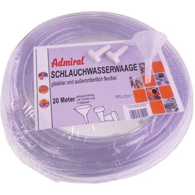 Admiral, Wasserwaage, Schlauchwasserwaage 15 m (27 cm) Admiral, Wasserwaage, Schlauchwasserwaage 15 m (27 cm)