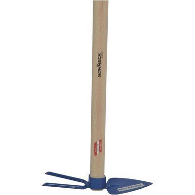 Sonneck, Gartenhandwerkzeug, Schneckenhaue Breitblatt mit 2 Zinken mit Stiel Sonneck, Gartenhandwerkzeug, Schneckenhaue Breitblatt mit 2 Zinken mit Stiel