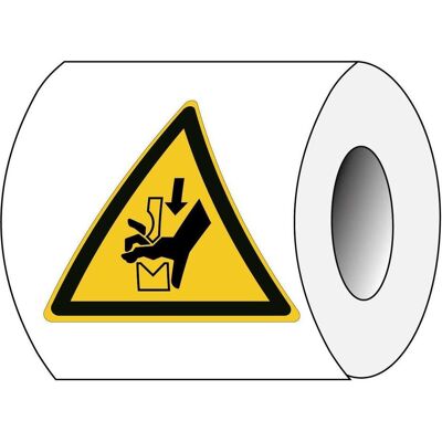 Brady, Sicherheitskennzeichnung, ISO 7010 PIC W030 B-7541 ISO Sicherheitskennzeichnung - Warnung vor Quetschgefahr der Hand Brady, Sicherheitskennzeichnung, ISO 7010 PIC W030 B-7541 ISO Sicherheitskennzeichnung - Warnung vor Quetschgefahr der Hand