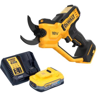 DeWalt, Gartenschere, DCMPP 568 H1 Akku Astschere 18 V 38 mm + 1x Powerstack Akku 5,0 Ah + Ladegerät DeWalt, Gartenschere, DCMPP 568 H1 Akku Astschere 18 V 38 mm + 1x Powerstack Akku 5,0 Ah + Ladegerät