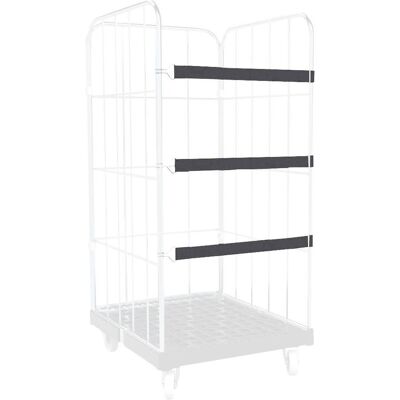Eurokraft Basic Elastischer Spannriemen - 50mm, Schwarz Eurokraft Basic Elastischer Spannriemen - 50mm, Schwarz