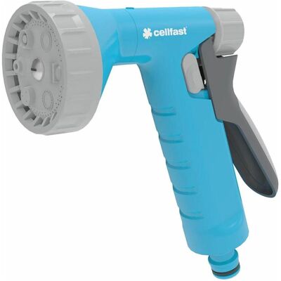 MGA, Gartenbrause, Cellfast 6-Funktions-Pistolenbrause RAIN IDEAL, gleichmässige Regulierung der Wasserstrahlform, hohe MGA, Gartenbrause, Cellfast 6-Funktions-Pistolenbrause RAIN IDEAL, gleichmässige Regulierung der Wasserstrahlform, hohe