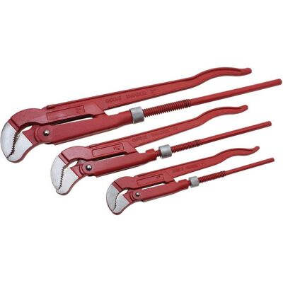Dönges, Zange, Eck-Rohrzangen Set Ausführung S-Maul 1 + 1 1/2 + 2 Zoll Dönges, Zange, Eck-Rohrzangen Set Ausführung S-Maul 1 + 1 1/2 + 2 Zoll