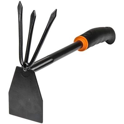 Bradas, Gartenhandwerkzeug, Doppelhacke mit 3 Zinken Bradas, Gartenhandwerkzeug, Doppelhacke mit 3 Zinken