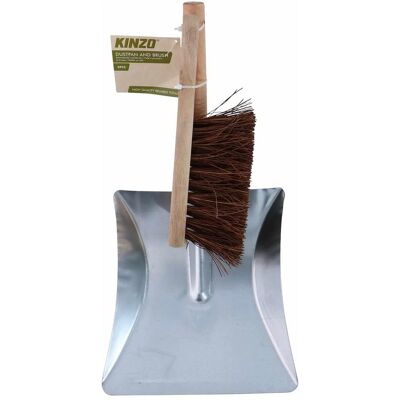 Kinzo, Gartenhandwerkzeug, Kehrschaufel mit Handfeger 40x20x8cm Kinzo, Gartenhandwerkzeug, Kehrschaufel mit Handfeger 40x20x8cm