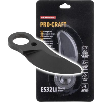 Procraft, Gartenschere, ES32Li Moving Blade Ersatz Oberklinge für Akku Astschere ES32Li Procraft, Gartenschere, ES32Li Moving Blade Ersatz Oberklinge für Akku Astschere ES32Li