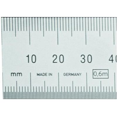 BMI, Längenmesswerkzeug, Stahlmassstab, rostfrei, Länge: 1000 mm (1 m) BMI, Längenmesswerkzeug, Stahlmassstab, rostfrei, Länge: 1000 mm (1 m)