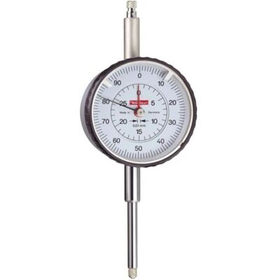 Käfer, Messuhr + Messschraube, Messuhr M2/50T 50mm Abl.0,01mm gr.Messspanne m.Kal. Käfer, Messuhr + Messschraube, Messuhr M2/50T 50mm Abl.0,01mm gr.Messspanne m.Kal.