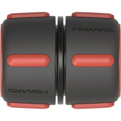 Fiskars Schlauchanschluss + Schlauchverbinder, Schlauchreparator, Mit SoftGrip-Kontaktpunkten und Farbcodierungssystem, Universalgrösse, Ø 1 (Schlauchanschluss, Schlauchverbinder, 19 mm) Fiskars Schlauchanschluss + Schlauchverbinder, Schlauchreparator, Mit SoftGrip-Kontaktpunkten und Farbcodierungssystem, Universalgrösse, Ø 1 (Schlauchanschluss, Schlauchverbinder, 19 mm)