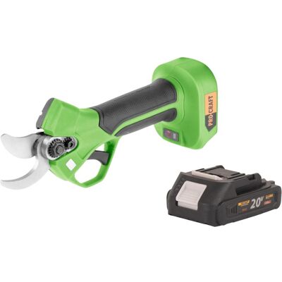 Procraft, Gartenschere, ES22Libb Akku Astschere 20 V 25 mm Brushless + 1x Akku 2,0 Ah - ohne Ladegerät Procraft, Gartenschere, ES22Libb Akku Astschere 20 V 25 mm Brushless + 1x Akku 2,0 Ah - ohne Ladegerät