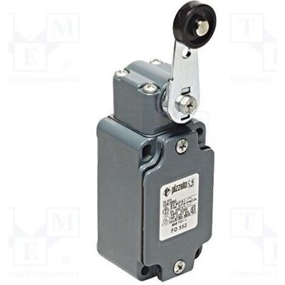 Pizzato Elettrica, Systemstromversorgung, Endschalter R 49 mm Hebel, Kunststoffrolle Ø 20 mm NO + NC Pizzato Elettrica, Systemstromversorgung, Endschalter R 49 mm Hebel, Kunststoffrolle Ø 20 mm NO + NC