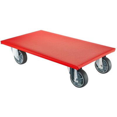 BS Rollen, Transportwagen, Transportroller Rad-Ø 100 mm 330 kg L600 mm B350 mm thermoplastisch (330 kg) BS Rollen, Transportwagen, Transportroller Rad-Ø 100 mm 330 kg L600 mm B350 mm thermoplastisch (330 kg)