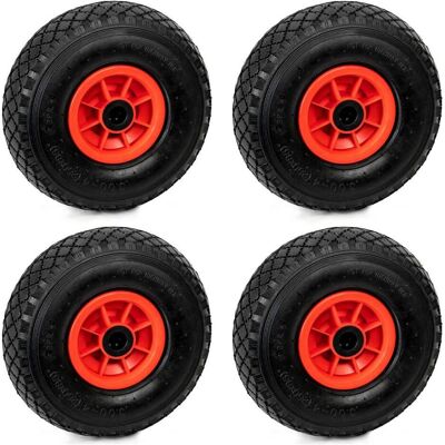 Grafner, Transportwagen, 4er Bundle FlatFree Sackkarren/Bollerwagenrad 3.00-4PU (4 x 16830) (80 kg) Grafner, Transportwagen, 4er Bundle FlatFree Sackkarren/Bollerwagenrad 3.00-4PU (4 x 16830) (80 kg)