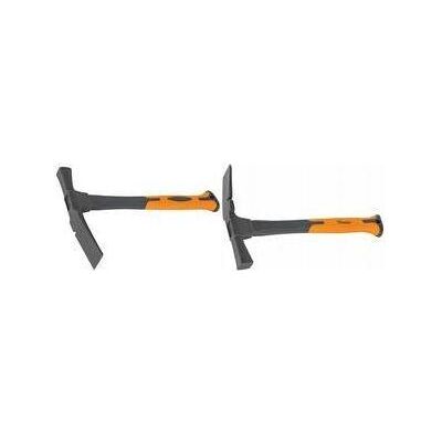 Bradas, Hammer, Maurerhammer, 600 g, anthrazit/orange, Länge: 335 mm Stiel aus Fiberglas, Stielbeschichtung aus rut (600 g) Bradas, Hammer, Maurerhammer, 600 g, anthrazit/orange, Länge: 335 mm Stiel aus Fiberglas, Stielbeschichtung aus rut (600 g)