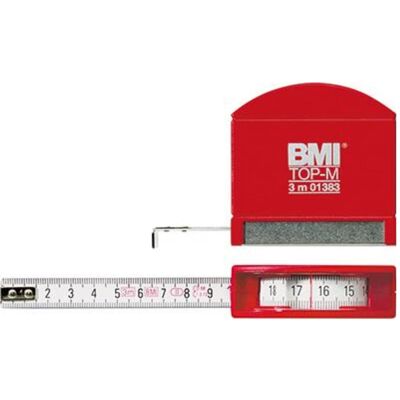 BMI, Längenmesswerkzeug, 406341030 Taschenbandmass mit Sichtfenster, 3 m x 13 mm (3 m) BMI, Längenmesswerkzeug, 406341030 Taschenbandmass mit Sichtfenster, 3 m x 13 mm (3 m)