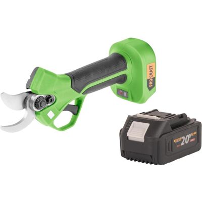 Procraft, Gartenschere, ES22Libb Akku Astschere 20 V 25 mm Brushless + 1x Akku 4,0 Ah - ohne Ladegerät Procraft, Gartenschere, ES22Libb Akku Astschere 20 V 25 mm Brushless + 1x Akku 4,0 Ah - ohne Ladegerät