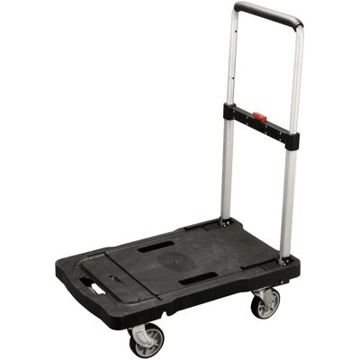 BS Rollen, Transportwagen, Klappbügelwagen TWG.150 Kunststoffplattform 653x415mm 150kg (150 kg) BS Rollen, Transportwagen, Klappbügelwagen TWG.150 Kunststoffplattform 653x415mm 150kg (150 kg)