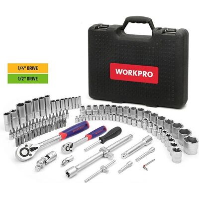 Workpro Werkzeugset - 108 Teile, Kompakt, Heim- & Autoreparatur Workpro Werkzeugset - 108 Teile, Kompakt, Heim- & Autoreparatur
