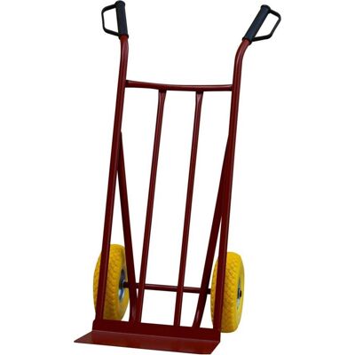 Capito, Transportwagen, Sackkarre Typ 300 PU-Reifen gelb mit Stahlfelge (200 kg) Capito, Transportwagen, Sackkarre Typ 300 PU-Reifen gelb mit Stahlfelge (200 kg)