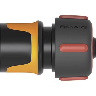 Fiskars Schlauchanschluss + Schlauchverbinder, Schlauchanschluss, SoftGrip-Kontaktpunkte, Universalgrösse, Ø 1,9 cm (3/4"), 40 g, Schwarz/O (Schlauchanschluss, Schlauchverbinder, 19 mm) Fiskars Schlauchanschluss + Schlauchverbinder, Schlauchanschluss, SoftGrip-Kontaktpunkte, Universalgrösse, Ø 1,9 cm (3/4"), 40 g, Schwarz/O (Schlauchanschluss, Schlauchverbinder, 19 mm)