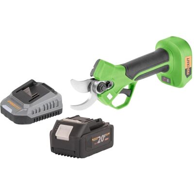 Procraft, Gartenschere, ES22Libb Akku Astschere 20 V 25 mm Brushless + 1x Akku 4,0 Ah + Ladegerät Procraft, Gartenschere, ES22Libb Akku Astschere 20 V 25 mm Brushless + 1x Akku 4,0 Ah + Ladegerät