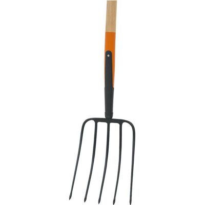 Siena Garden, Gartenhandwerkzeug, Kompostgabel 5 Zinken mit T-Stiel 110 cm anthrazit orange Siena Garden, Gartenhandwerkzeug, Kompostgabel 5 Zinken mit T-Stiel 110 cm anthrazit orange