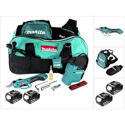 Makita, Gartenschere, DUP 361 M Akku Rebschere Astschere 36 V ( 2x 18 V ) + 2x Akku 4,0 Ah + Tasche - ohne Makita, Gartenschere, DUP 361 M Akku Rebschere Astschere 36 V ( 2x 18 V ) + 2x Akku 4,0 Ah + Tasche - ohne