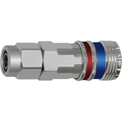 Riegler, Schlauchanschluss + Schlauchverbinder, Sicherheitskupplung NW 7,6, stream line, für Schlauch 13,5x9,5 (Kupplung) Riegler, Schlauchanschluss + Schlauchverbinder, Sicherheitskupplung NW 7,6, stream line, für Schlauch 13,5x9,5 (Kupplung)