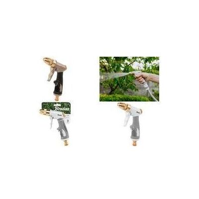 Bradas, Gartenbrause, Spritzpistole AQUA LUX SOFT, 3 Sprühfunktionen, gold aus Metall mit Kupferakzenten, 3 Funktionen: S Bradas, Gartenbrause, Spritzpistole AQUA LUX SOFT, 3 Sprühfunktionen, gold aus Metall mit Kupferakzenten, 3 Funktionen: S