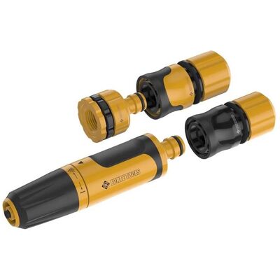 Forte tools, Gartenhandwerkzeug, Set With An Adjustable Hose Nozzle 1/2in Forte tools, Gartenhandwerkzeug, Set With An Adjustable Hose Nozzle 1/2in