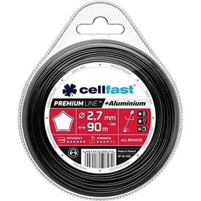 Cellfast, Zubehör Gartenmaschinen, C. SCHNEIDELINIE 2,7*90m GW. PRÄMIE (Rasentrimmer, Trimmerfaden + Fadenspule) Cellfast, Zubehör Gartenmaschinen, C. SCHNEIDELINIE 2,7*90m GW. PRÄMIE (Rasentrimmer, Trimmerfaden + Fadenspule)
